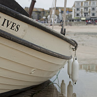 Buy canvas prints of St Ives Boat by Peter Towle