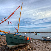 Buy canvas prints of Wells Next The Sea at low tide. by Peter Towle