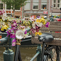 Buy canvas prints of Amsterdam flowers by Peter Towle