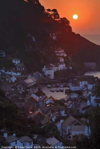 Morning light in Polperro, Cornwall Picture Board by Peter Towle