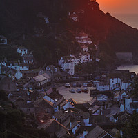 Buy canvas prints of Morning light in Polperro, Cornwall by Peter Towle