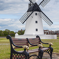 Buy canvas prints of The Lytham Windmill by Rob Mcewen