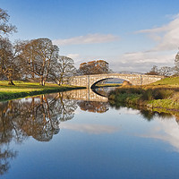 Buy canvas prints of The River Bela Milnthorpe by Rob Mcewen