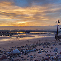 Buy canvas prints of St Bees sunset by Rob Mcewen