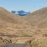Buy canvas prints of The Hardknott Pass by Rob Mcewen