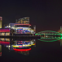 Buy canvas prints of Salford Quays Manchester UK by Rob Mcewen