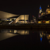 Buy canvas prints of Liverpool skyline by Rob Mcewen