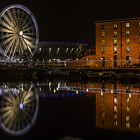 Buy canvas prints of Salthouse Dock and Liverpool Eye by Rob Mcewen