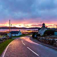Buy canvas prints of Sunset after the storm, Arisaig by Pauline MacFarlane