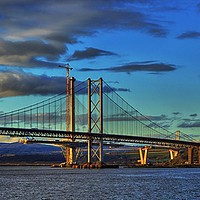 Buy canvas prints of The Forth Road Bridge by Angela H