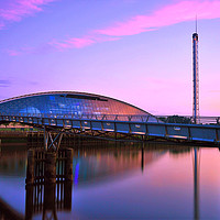 Buy canvas prints of Glasgow Science Centre by Angela H
