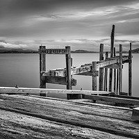 Buy canvas prints of Old Pier At Aberdour by Angela H