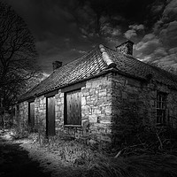 Buy canvas prints of Derelict Cottage by Angela H