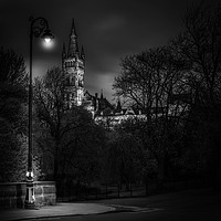 Buy canvas prints of University Of Glasgow by Angela H