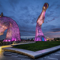 Buy canvas prints of The Kelpies by Angela H
