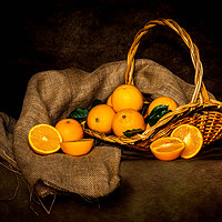 Buy canvas prints of Oranges still life by Angela H