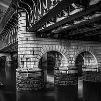 Buy canvas prints of Caledonian Rail Bridge, Glasgow by Angela H