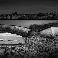 Buy canvas prints of Boats in Elie, Fife by Angela H