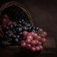 Buy canvas prints of Grapes by Angela H