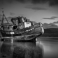 Buy canvas prints of Corpach Boat Wreck by Angela H