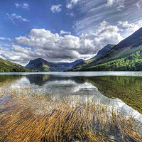 Buy canvas prints of Buttermere Lake by Simon Wells