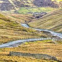 Buy canvas prints of Buttertubs Pass by Simon Wells