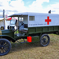 Buy canvas prints of Ambulance on call by Grant Lewis