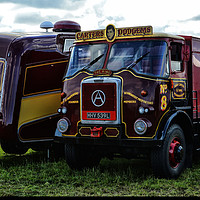 Buy canvas prints of Vintage Fair Wagons at Dorset Steam Fair by Grant Lewis
