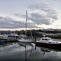 Buy canvas prints of A Winters Morning on The Cleddau  by Grant Lewis