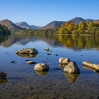 Buy canvas prints of Autumn at Derwentwater by Graham Smith