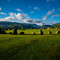 Buy canvas prints of Castlerigg Stone Circle Cumbria by Michael Brookes