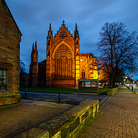 Buy canvas prints of Carlisle Cathedral Cumbria UK by Michael Brookes