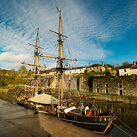 Buy canvas prints of Charlestown Harbour by Michael Brookes