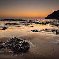 Buy canvas prints of Golden Shore by Michael Brookes