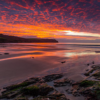Buy canvas prints of Fire in the sky by Michael Brookes