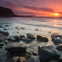 Buy canvas prints of Portholland sunrise by Michael Brookes