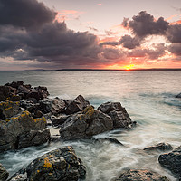 Buy canvas prints of St Ives sunrise by Michael Brookes