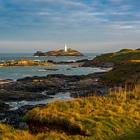 Buy canvas prints of Godrevy in early Spring by Michael Brookes