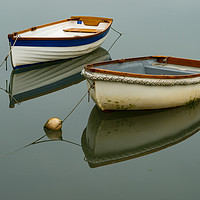 Buy canvas prints of Reflections at Coombe by Michael Brookes