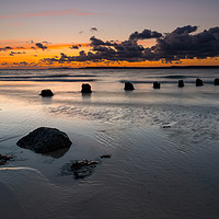Buy canvas prints of St Ives at low tide by Michael Brookes