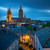 Buy canvas prints of Cathedral contrasts by Michael Brookes
