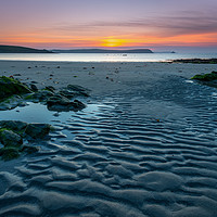 Buy canvas prints of Porthscatho dawn by Michael Brookes