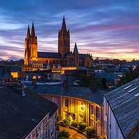 Buy canvas prints of Beautiful contrasts at Truro cathedral by Michael Brookes
