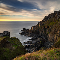 Buy canvas prints of Botallack engine houses by Michael Brookes