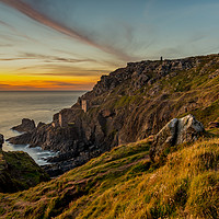 Buy canvas prints of Botallack Sunset by Michael Brookes