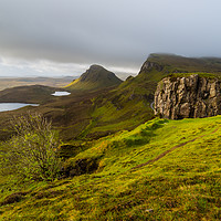 Buy canvas prints of Quiraing (Meall na Suiramach)  by Michael Brookes