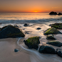 Buy canvas prints of A grand morning at Porthgwidden beach by Michael Brookes