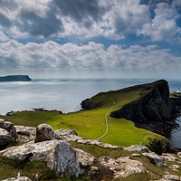 Buy canvas prints of Neist point Lighthouse by Michael Brookes