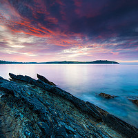 Buy canvas prints of Carrick Roads Dawn by Michael Brookes