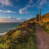 Buy canvas prints of Wheal Coates, St Agnes, Cornwall UK by Michael Brookes